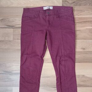 Hollister Wine Super Skinny Jeans